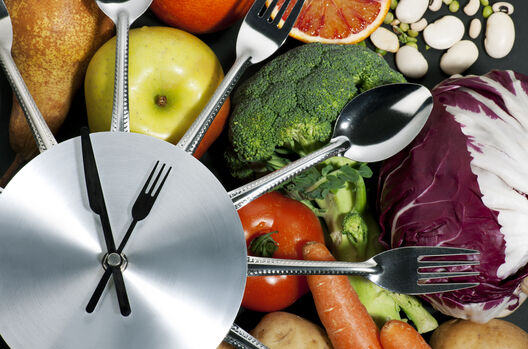 Clock Veggies Small