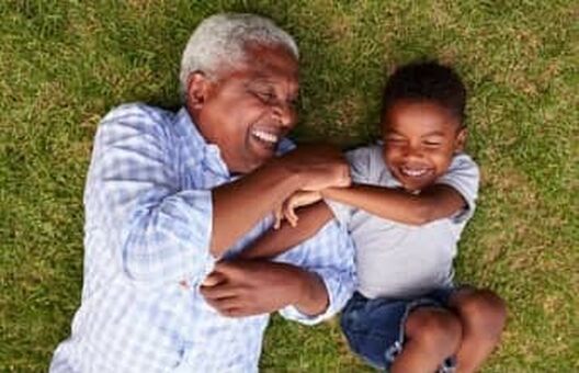 Man Grandson Gigggle